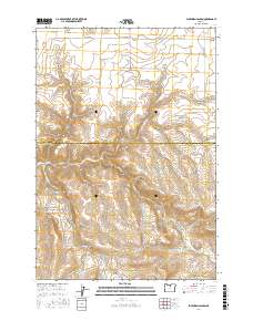 Buckhorn Canyon 2017 topographic map thumbnail