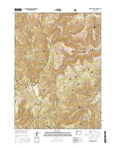Buckskin Peak 2017 topographic map thumbnail