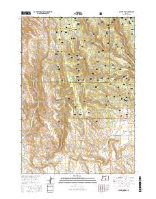 Bulger Ridge 2017 topographic map thumbnail