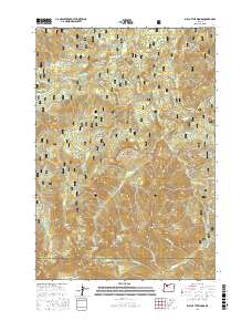 Bull of the Woods 2017 topographic map thumbnail