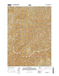 Bunker Creek 2017 topographic map thumbnail