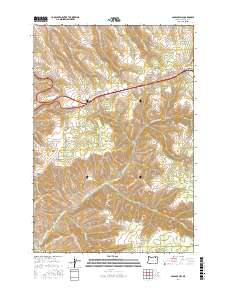 Cabbage Hill 2017 topographic map thumbnail
