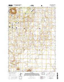 Cabin Lake 2017 topographic map thumbnail