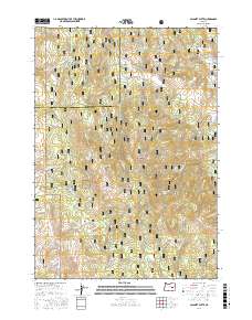 Calamity Butte 2017 topographic map thumbnail