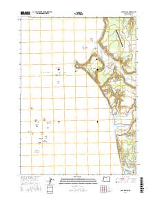 Cape Blanco 2017 topographic map thumbnail