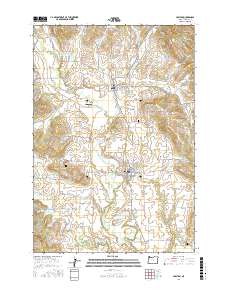Carlton 2017 topographic map thumbnail