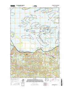 Cathlamet Bay 2017 topographic map thumbnail