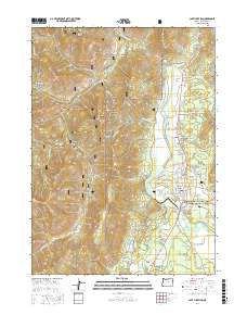 Cave Junction 2017 topographic map thumbnail