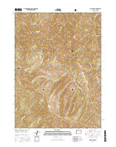 Chetco Peak 2017 topographic map thumbnail