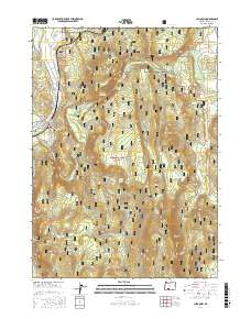 Chiloquin 2017 topographic map thumbnail