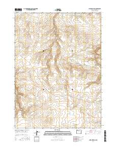 Chipmunk Basin 2017 topographic map thumbnail