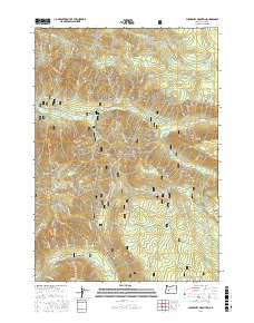 Chucksney Mountain 2017 topographic map thumbnail