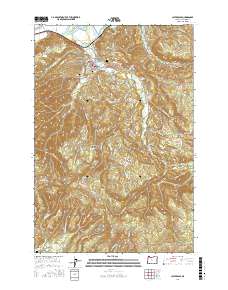 Clatskanie 2017 topographic map thumbnail
