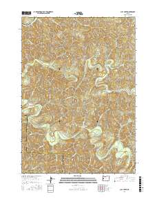 Clay Creek 2017 topographic map thumbnail