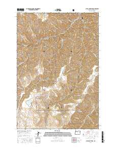 Clear Lake Ridge 2017 topographic map thumbnail