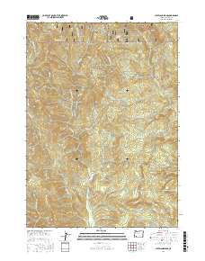 Cleveland Ridge 2017 topographic map thumbnail