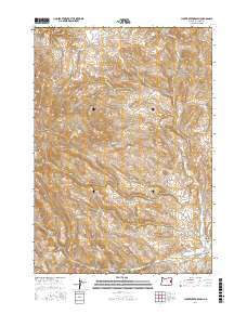 Clover Creek Ranch 2017 topographic map thumbnail