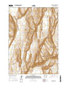 Coffin Butte 2017 topographic map thumbnail