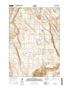 Elk Butte 2017 topographic map thumbnail