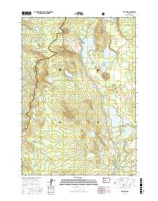 Elk Lake 2017 topographic map thumbnail