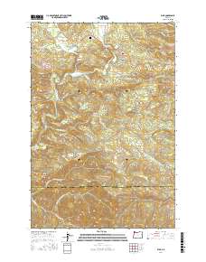 Elsie 2017 topographic map thumbnail