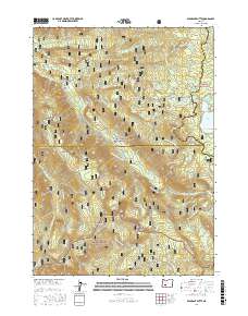 Emigrant Butte 2017 topographic map thumbnail