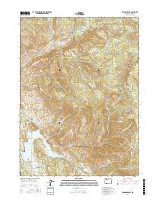 Emigrant Lake 2017 topographic map thumbnail
