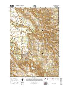 Estacada 2017 topographic map thumbnail