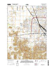 Eugene West 2017 topographic map thumbnail