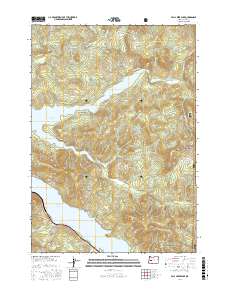 Fall Creek Lake 2017 topographic map thumbnail