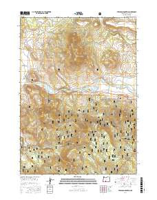 Ferguson Mountain 2017 topographic map thumbnail