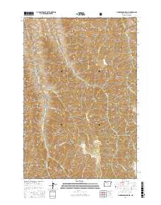 Fingerboard Saddle 2017 topographic map thumbnail