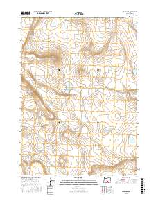 Fire Lake 2017 topographic map thumbnail