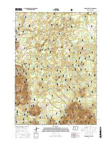 Firestone Butte 2017 topographic map thumbnail