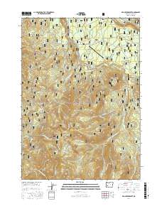 Fish Creek Desert 2017 topographic map thumbnail