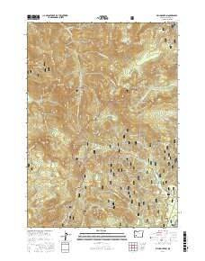 Fish Mountain 2017 topographic map thumbnail