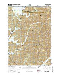 Fivemile Creek 2017 topographic map thumbnail
