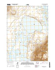 Flagstaff Lake 2017 topographic map thumbnail