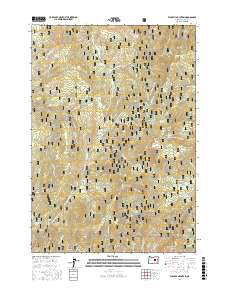 Flagtail Mountain 2017 topographic map thumbnail