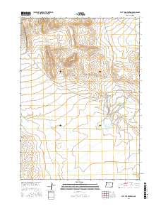 Flat Top Mountain 2017 topographic map thumbnail