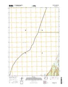 Floras Lake 2017 topographic map thumbnail