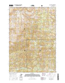 Foley Butte 2017 topographic map thumbnail