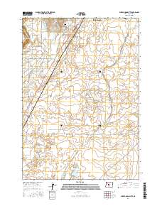 Forked Horn Butte 2017 topographic map thumbnail