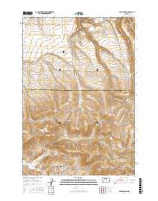 Fossil North 2017 topographic map thumbnail