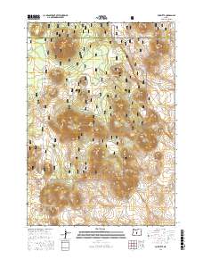 Fox Butte 2017 topographic map thumbnail