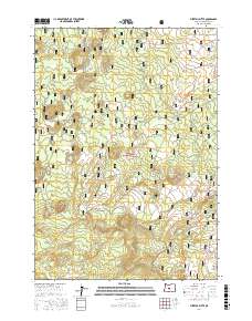Fuzztail Butte 2017 topographic map thumbnail