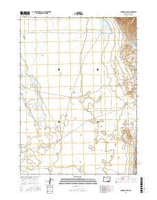 Garrison Lake 2017 topographic map thumbnail