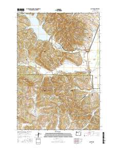 Gaston 2017 topographic map thumbnail