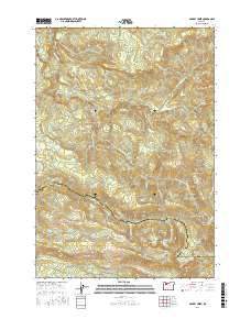 Gawley Creek 2017 topographic map thumbnail