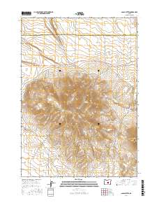Glass Buttes 2017 topographic map thumbnail